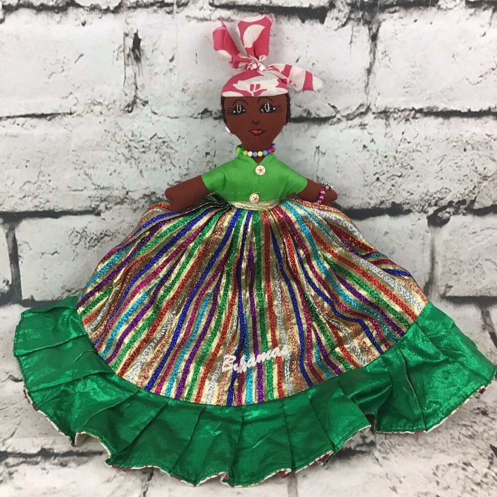 Vintage Bahama Mammas Flip-Doll Reversible Rag Doll Beautiful Collectible Plush